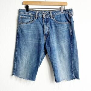LEVI'S STRAUSS MEN BLUE JEAN SHORTS SIZE 34